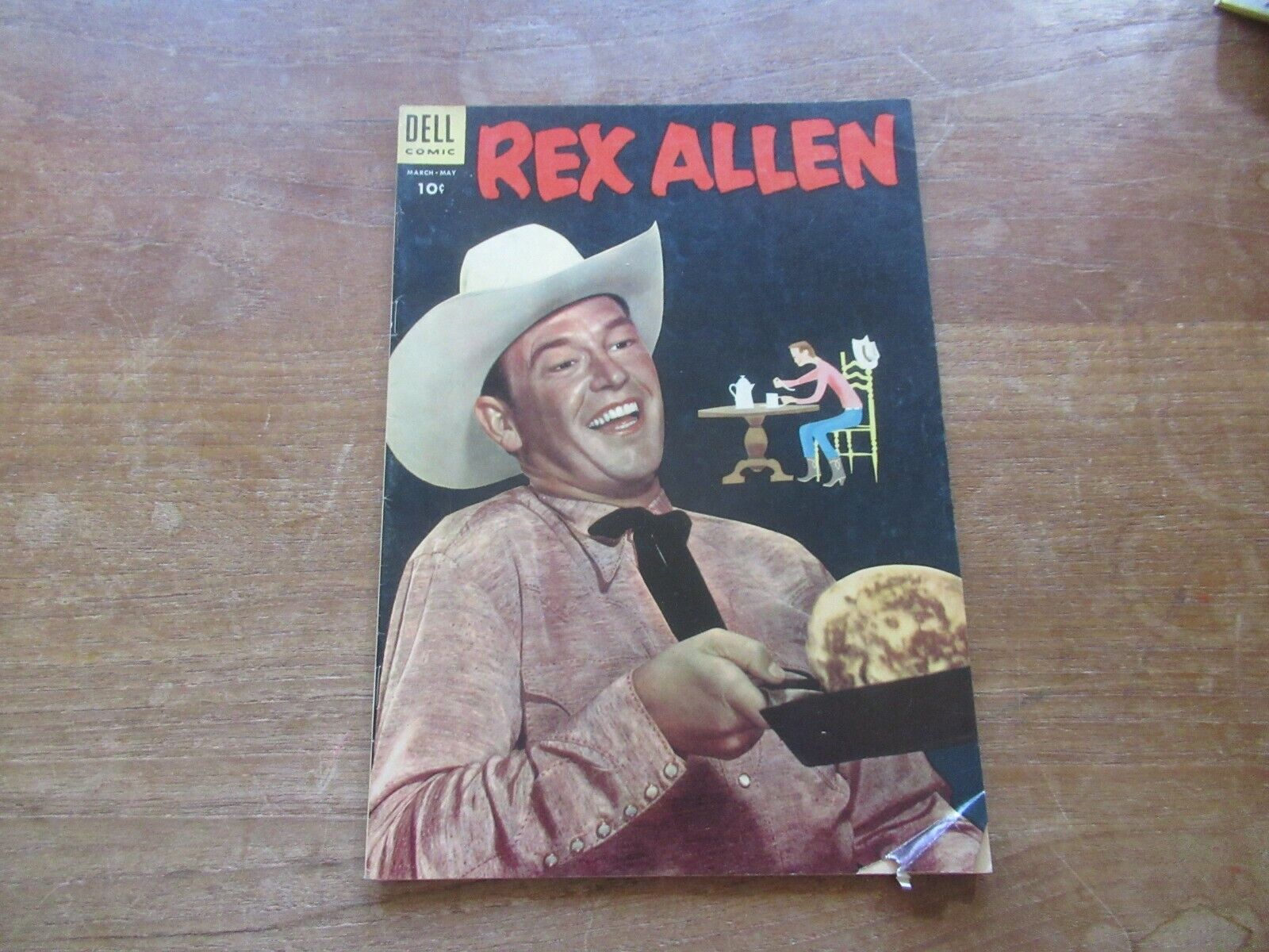 REX ALLEN #16 DELL GOLDEN AGE HIGHER GRADE SWEET PHOTO COVER 