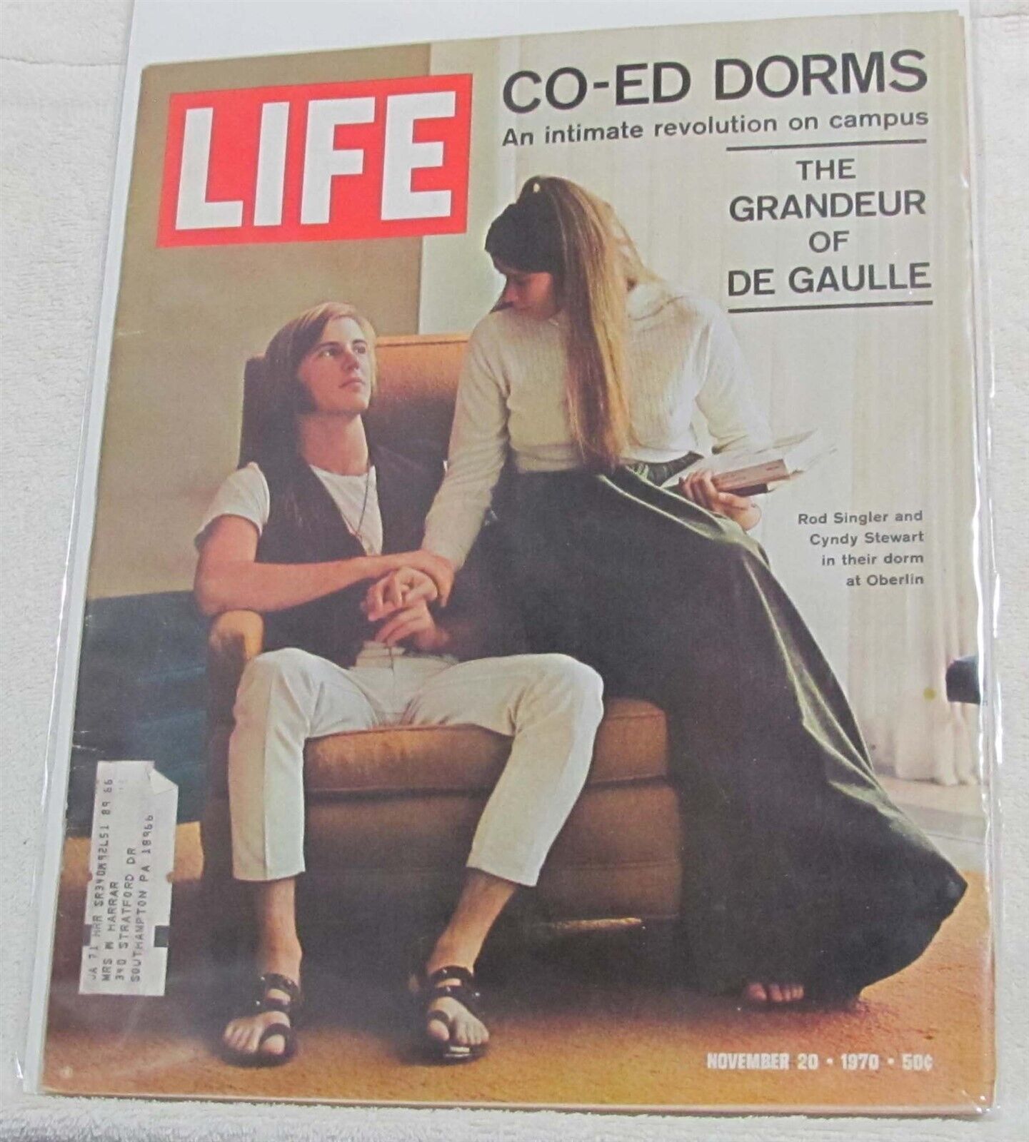 Life Magazine November 20th, 1970 (Co-Ed Dorms)