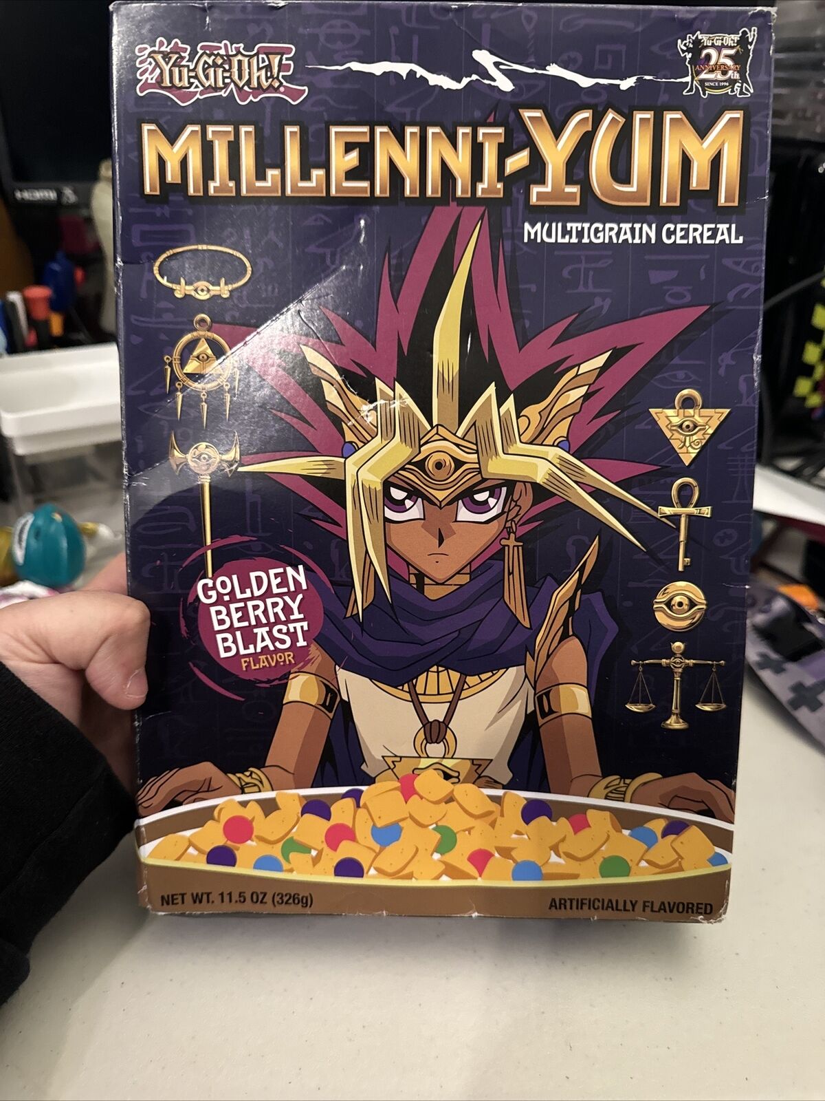 Yu-Gi-Oh Yu Gi Oh Millenni-Yum Cereal 25th Anniversary FYE Exclusive 2021 NEW
