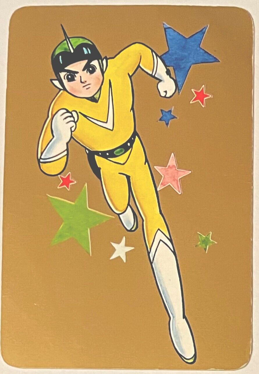 TV94 Swap Playing Cards 1 Japanese Anime TV Series Super Jetter Boy 60’s