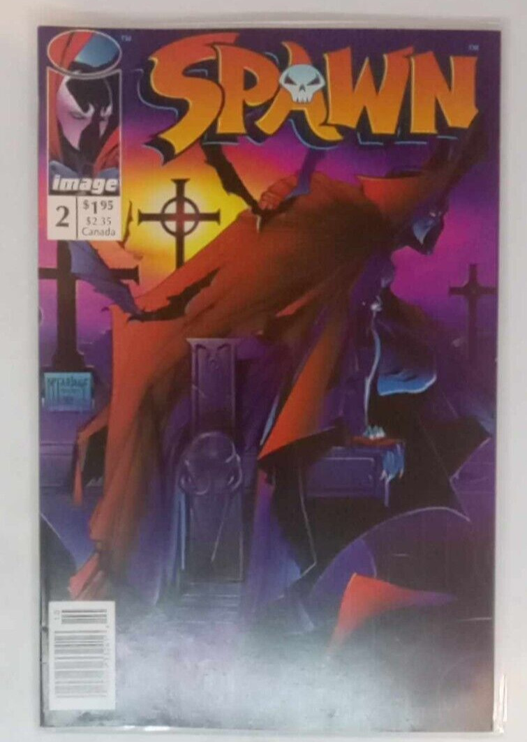 Spawn #2 Image Comics, 1st App of Violator , Todd McFarlane 1992 Very Nice Copy