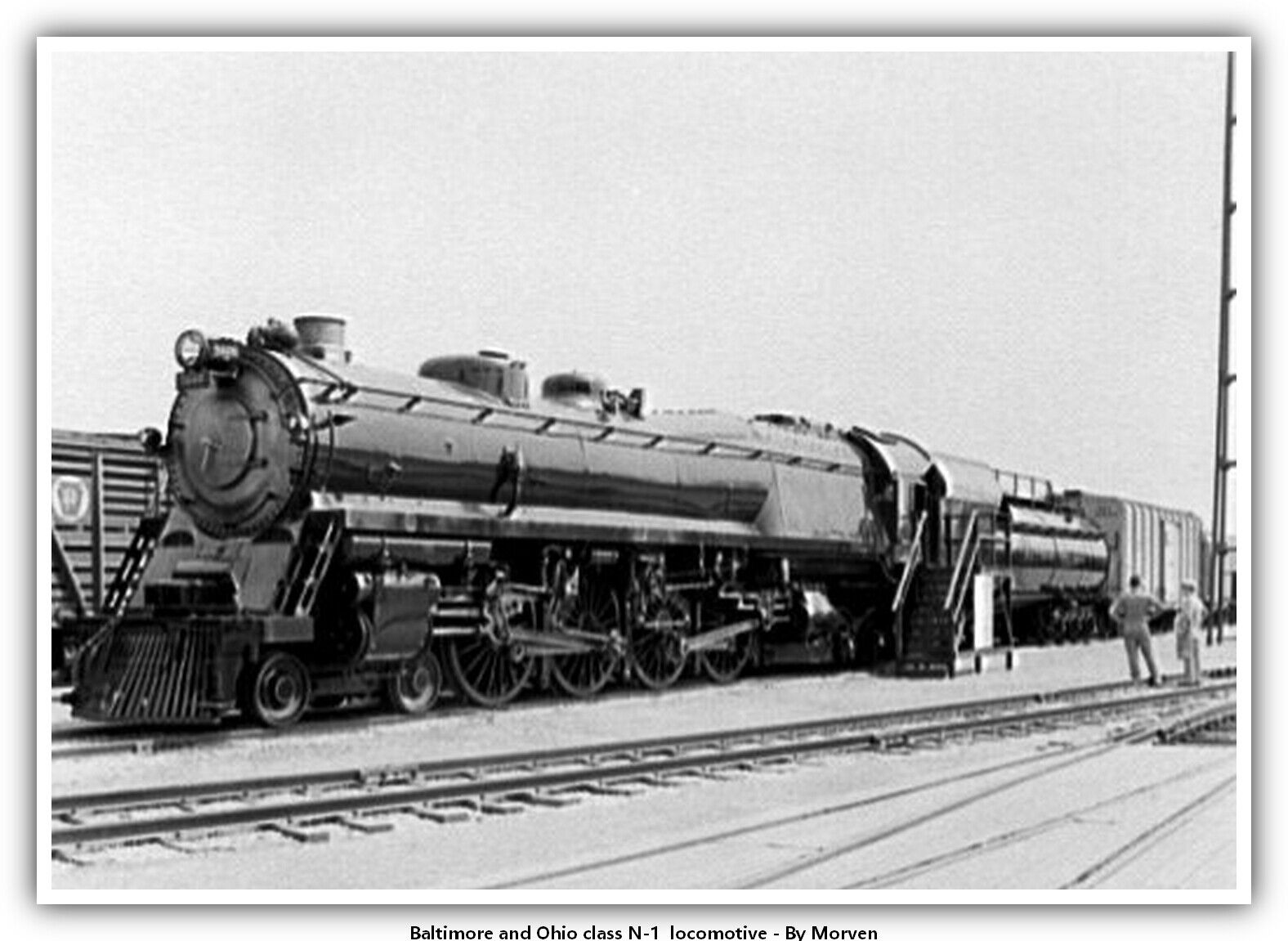 Baltimore and Ohio class N-1  railroad Train Railway