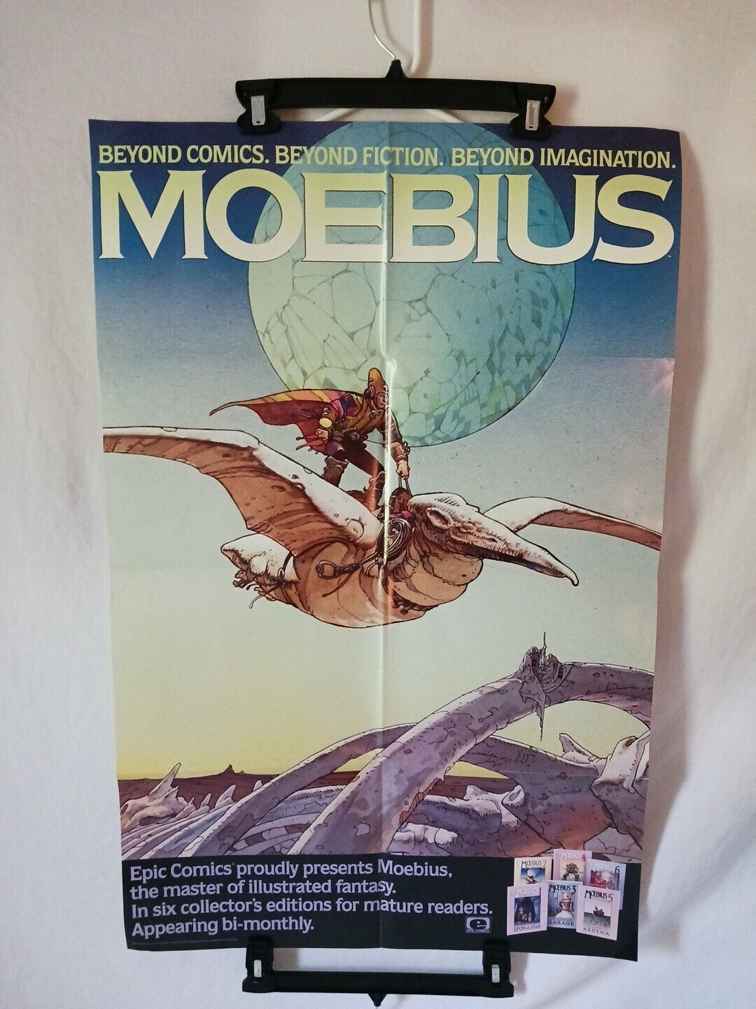RARE Moebius 1987 Promotional Retailer Poster 22\