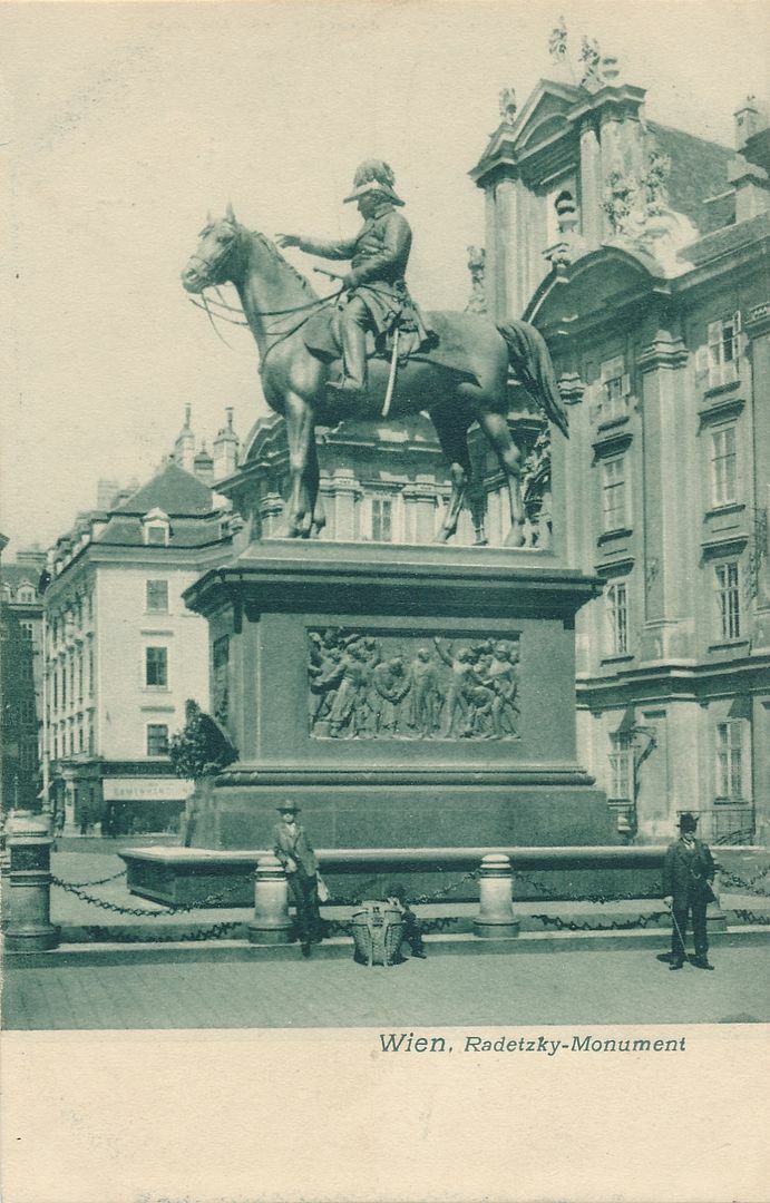 WIEN - Radetzky-Monument - Vienna - Austria - udb (pre 1908)