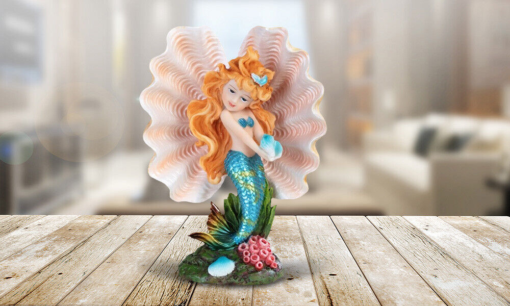 Blue Tailed Mermaid Girl 6.75\