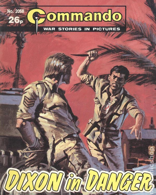 Commando War Stories in Pictures #2068 VG 4.0 1987 Stock Image Low Grade