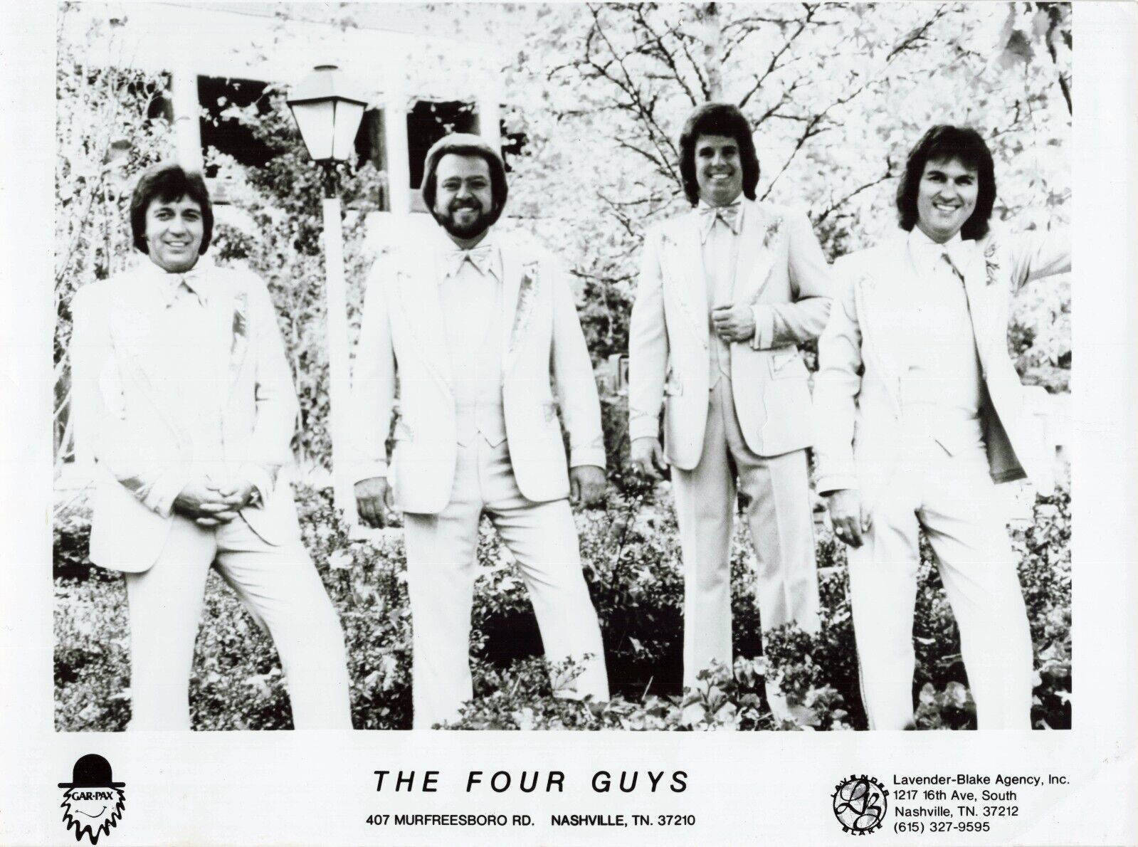 THE FOUR GUYS VINTAGE 8x10 Photo COUNTRY MUSIC