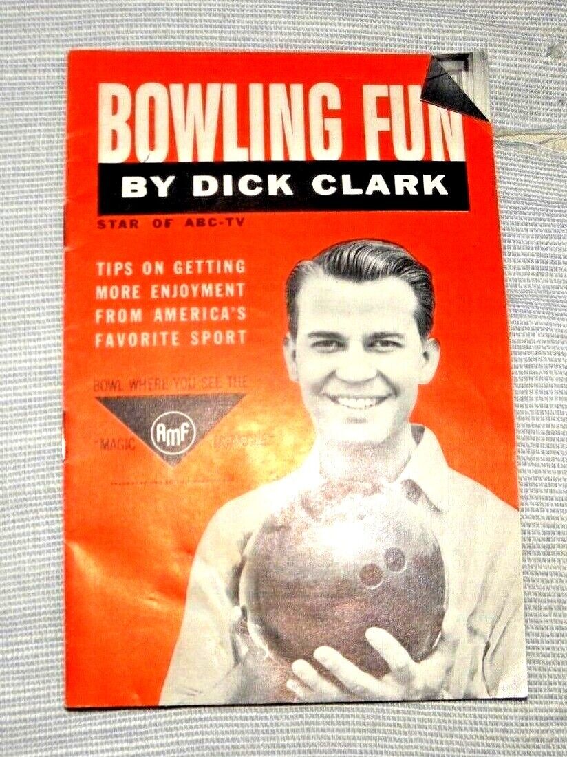 VINTAGE PAMPHLET HOW TO PLAY BOWLING BY DICK CLARK STAR OF ABC TV 1959