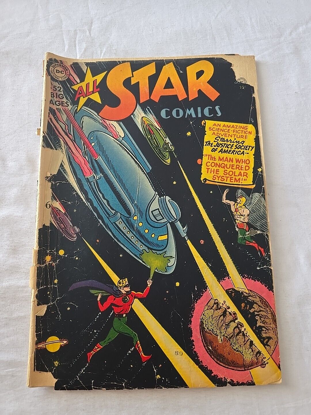All-Star Comics #55 - 1950 - Art Peddy Cover - Golden Age Key