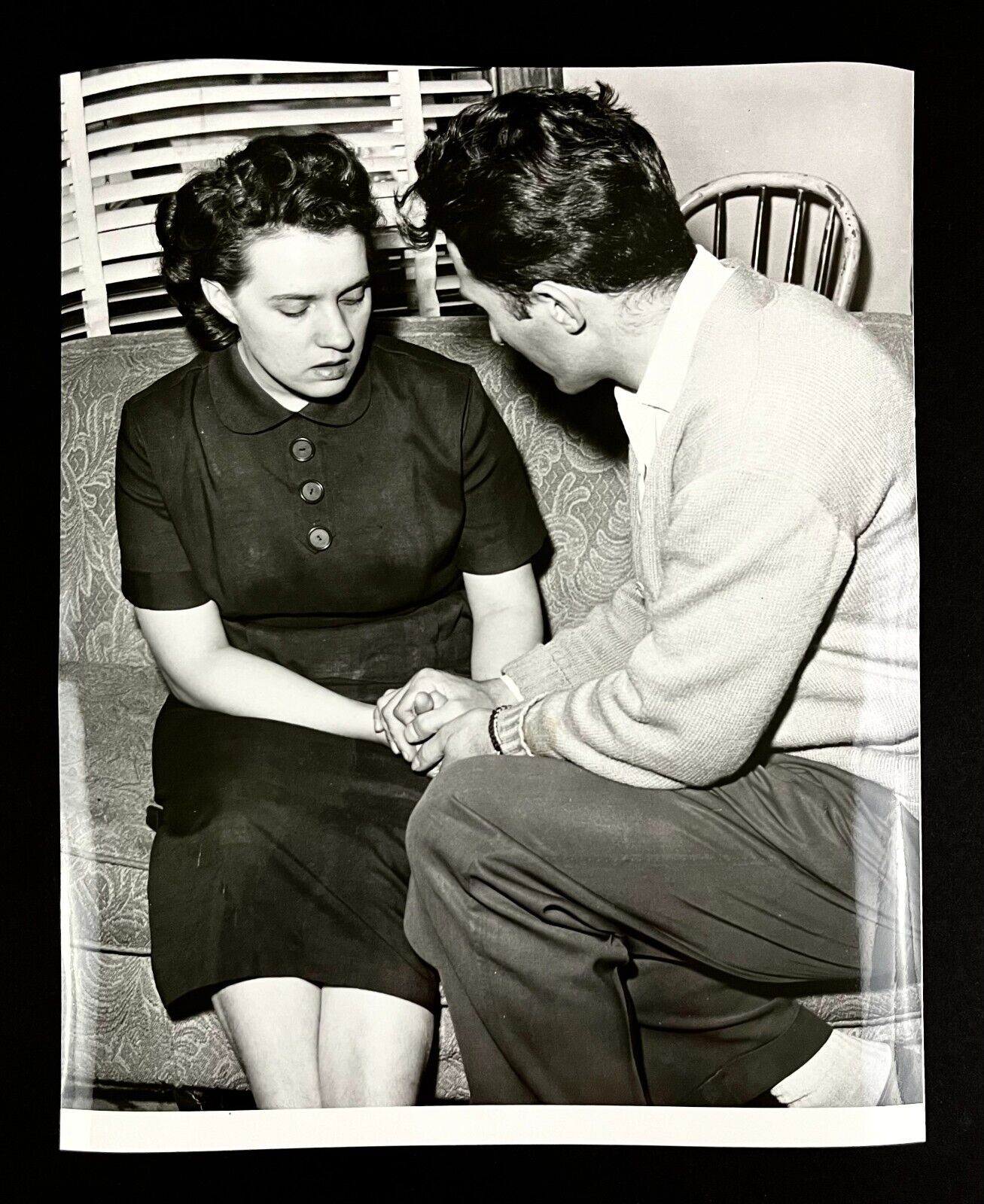 1955 Missing Child Unsolved Murder Parents Mother VTG Press Photo Barbara Gaca