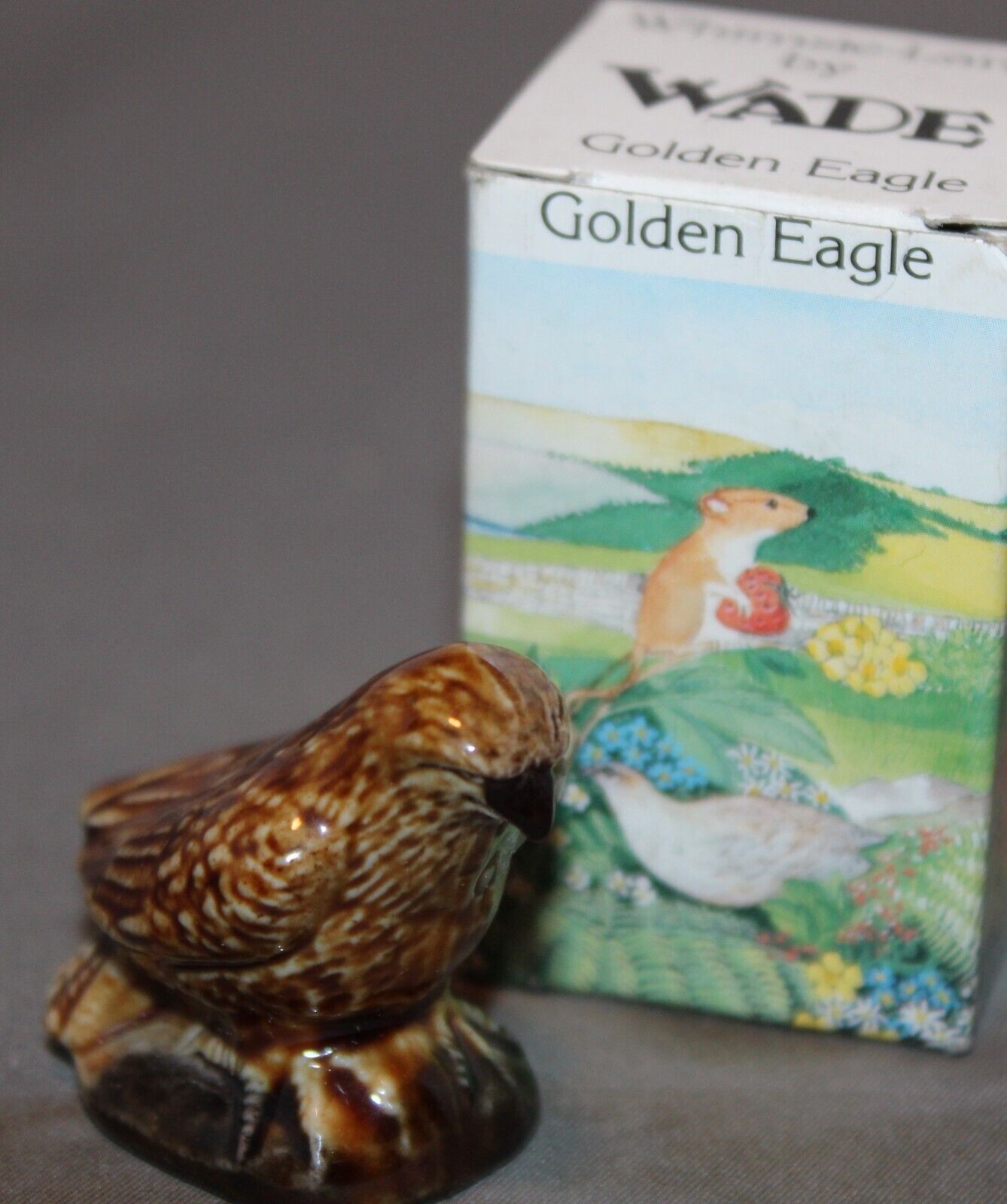 Wade Whimsie-Land British Wildlife series Golden Eagle w/presentation box