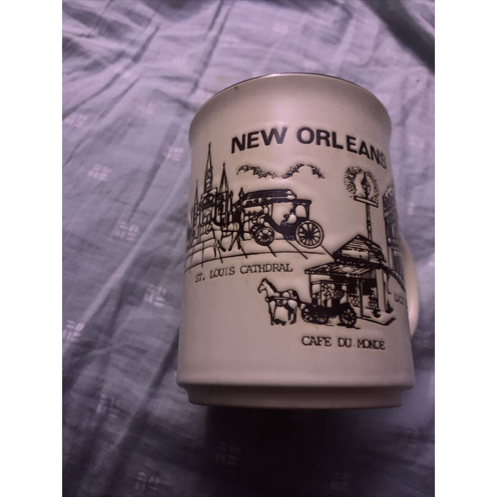 Vintage New Orleans “Tour Of The City” Collectible Mug
