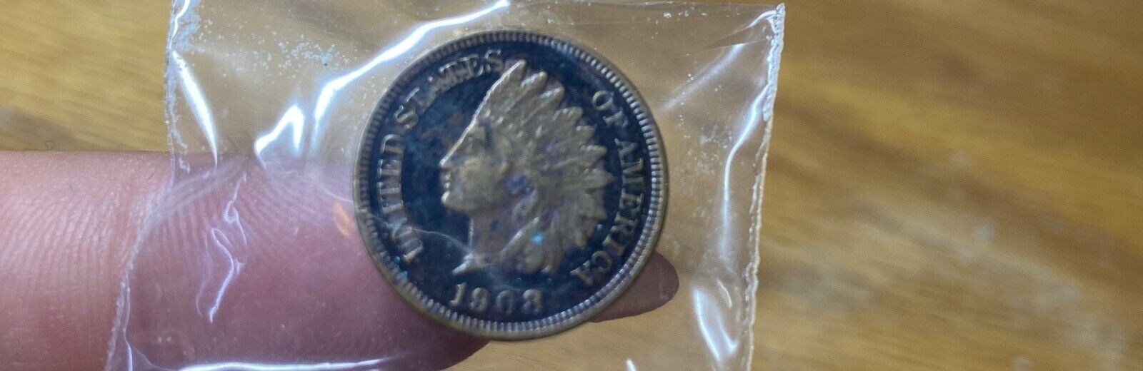 1908 Indian Head Penny Button United States Handmade Currency Button Vintage
