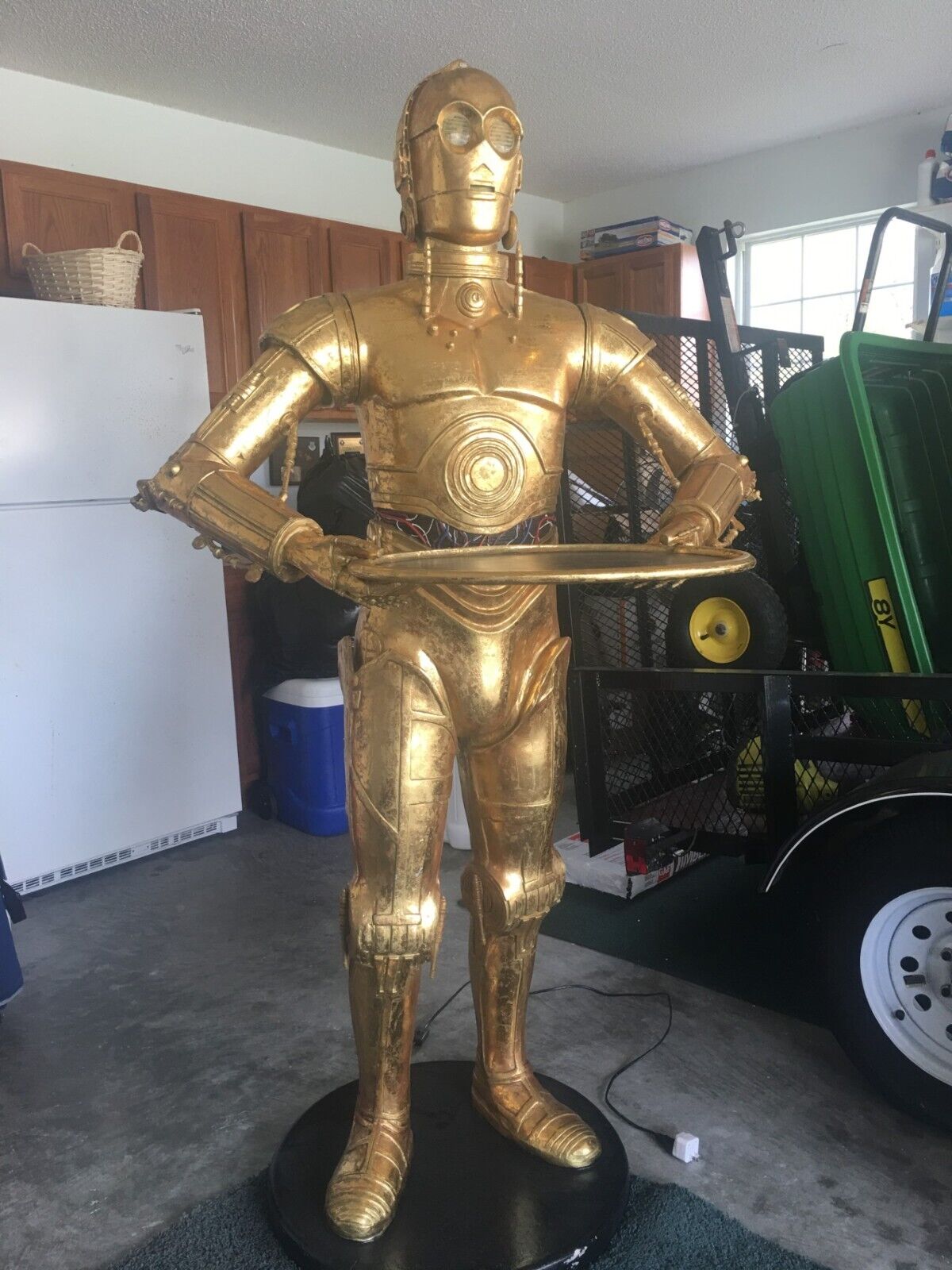 Life Sized C3P0 Butler Statue