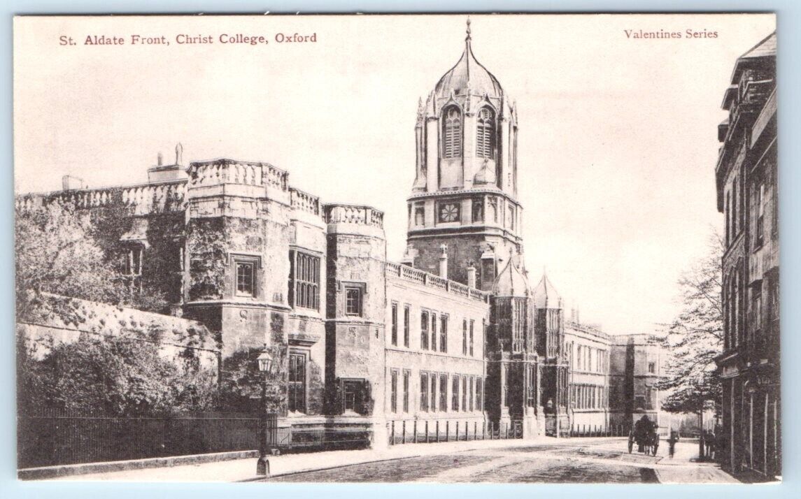 OXFORD Christ College St. Aldate Front ENGLAND UK Postcard