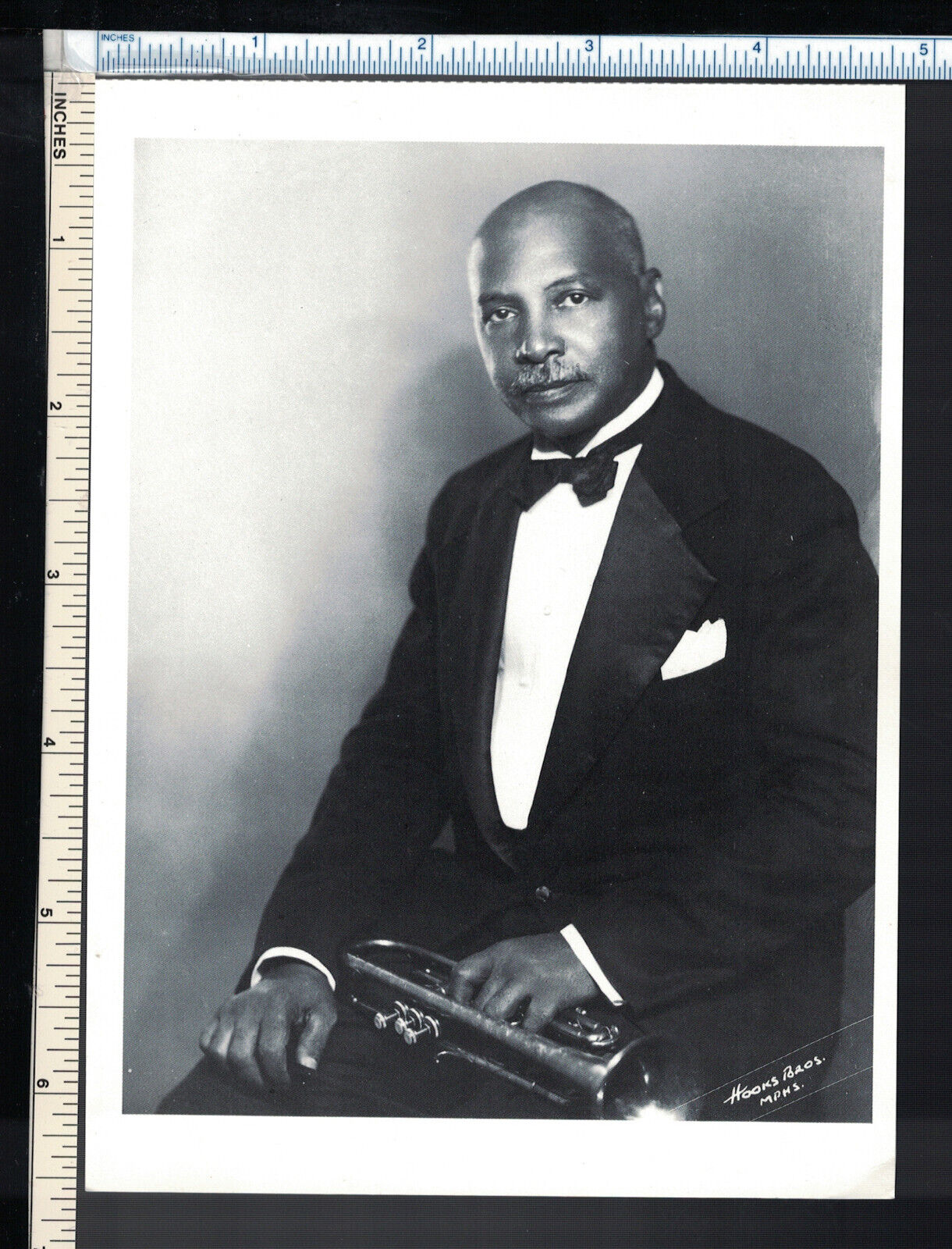 BLUES Music Post Card W.C. HANDY Father of the Blues 1930s rppc photo postcard