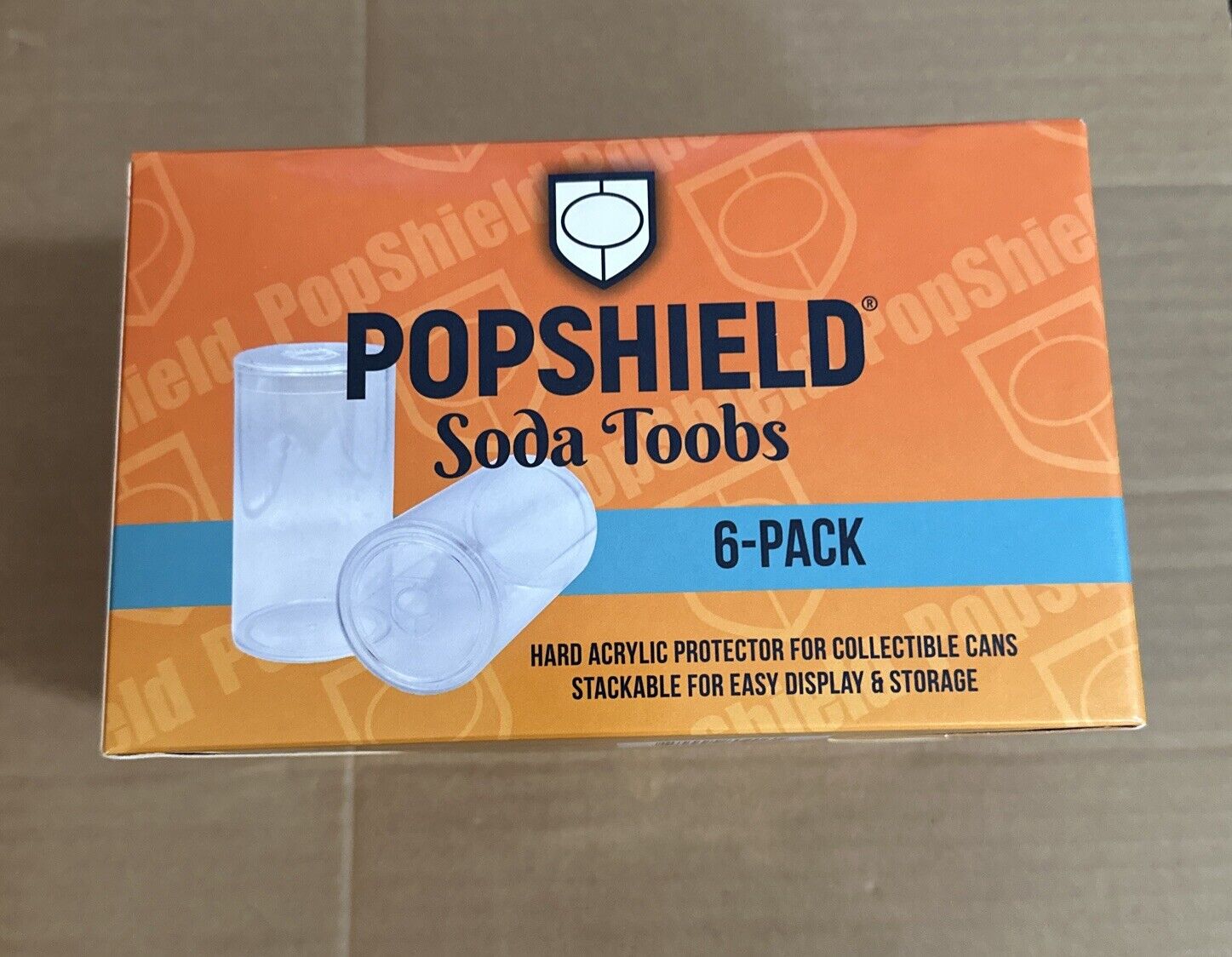 PopShield Soda Toobs 6pk Protectors for Funko Soda Hard Case