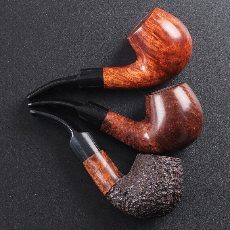 Classic Bruyere Small Pipe Handmade Portable Solid Wood Pipes Tobacco  Pipes