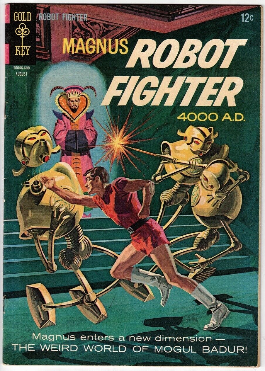 MAGNUS ROBOT FIGHTER # 15 (GOLD KEY) (1966)  RUSS MANNING art - PAINTED COVER