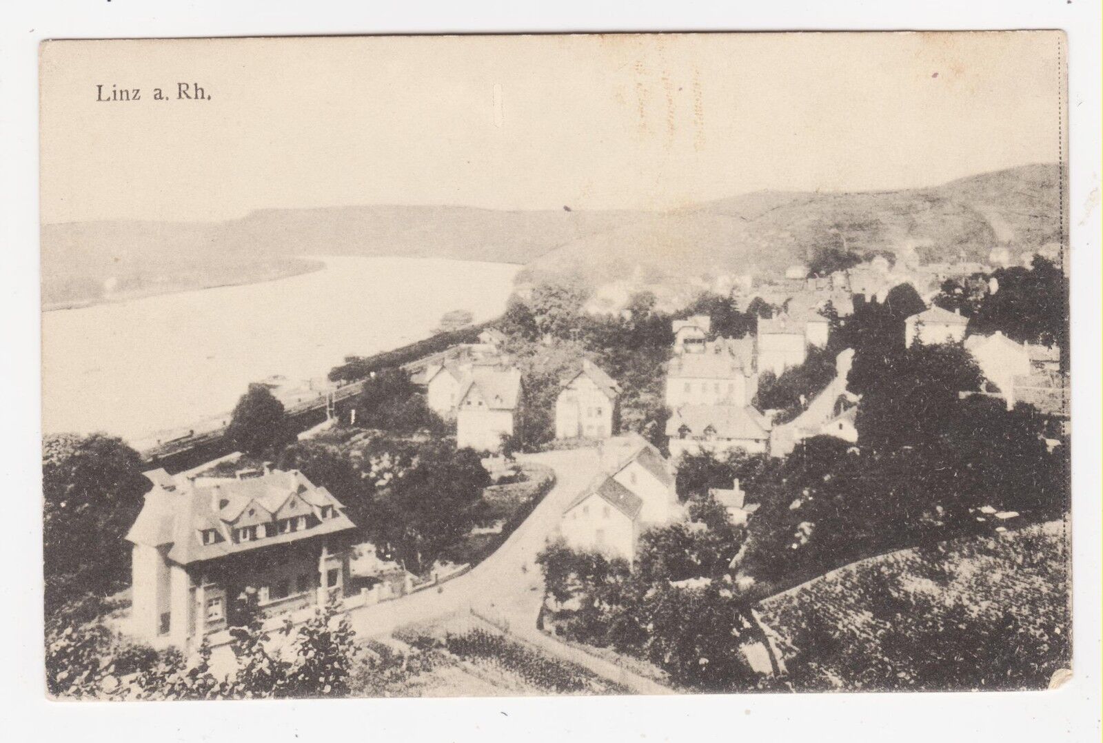 Linz am Rhine,Germany,Totalansicht,Rhineland-Palatinate,Used,Erpel,1928