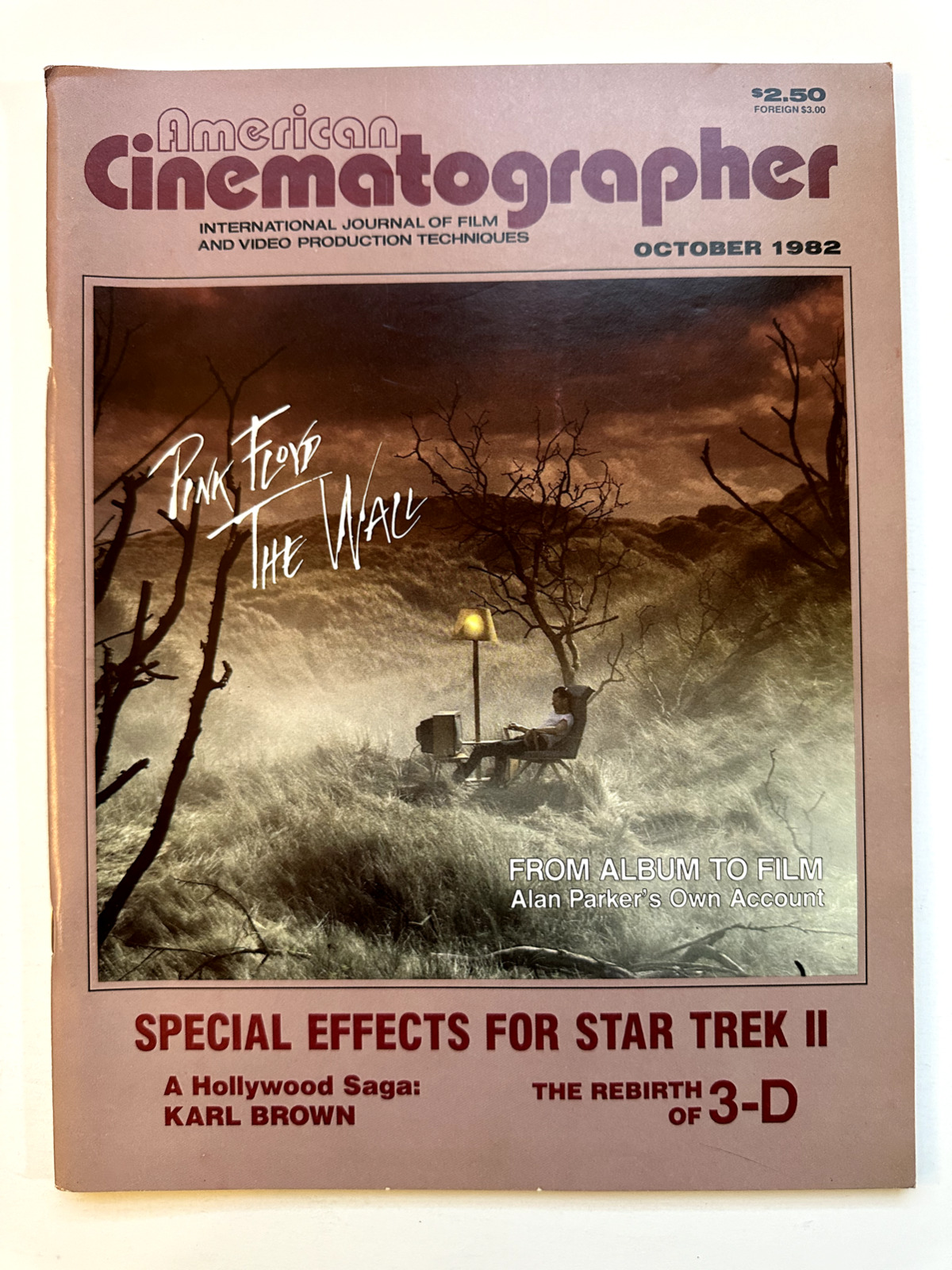 American Cinematographer Vol. 63 No. 10 October 1982 Pink Floyd The Wall Film