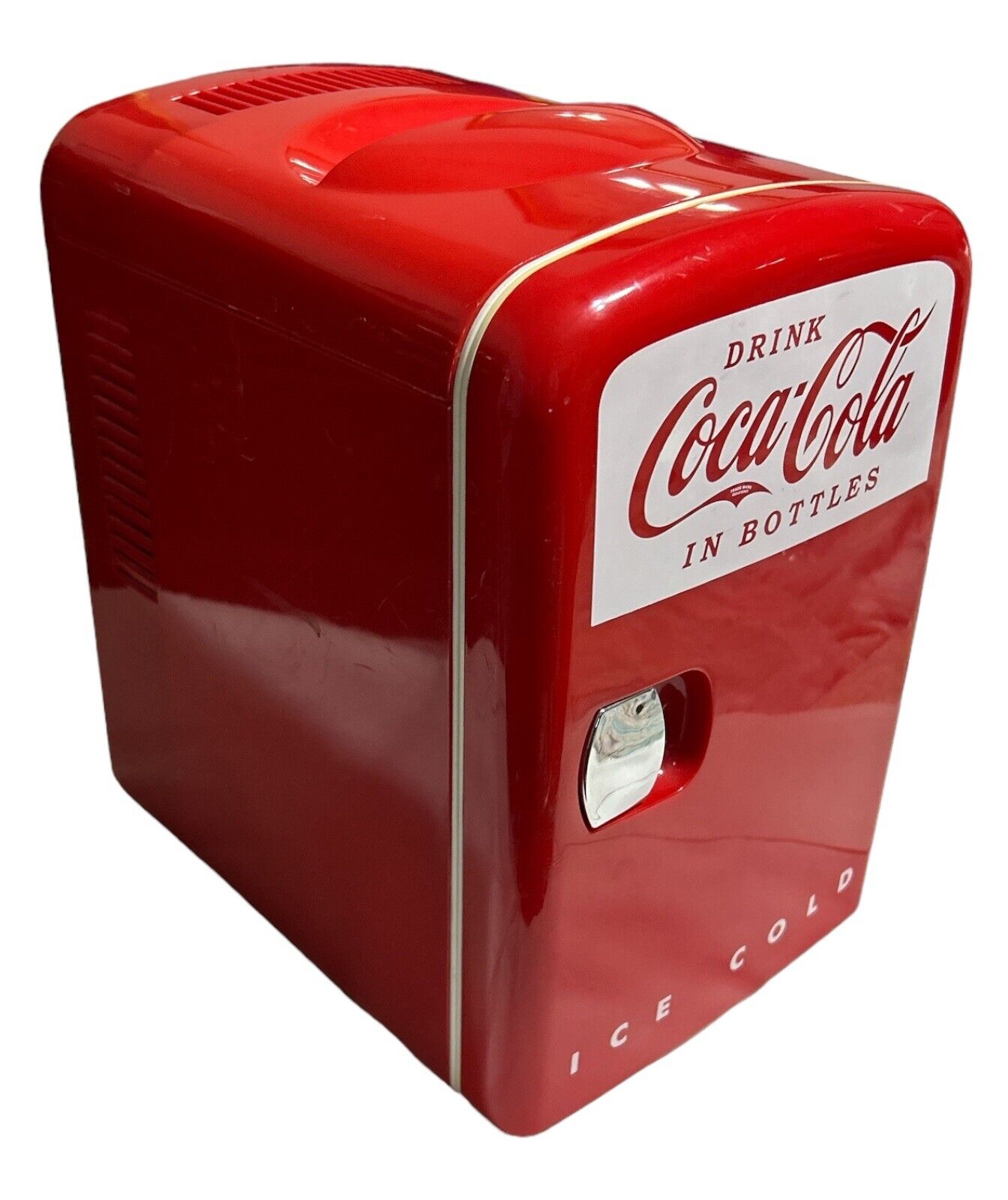 Coca-Cola 6 Can Portable Fridge/Mini Cooler for Food, Beverages Tested And Works