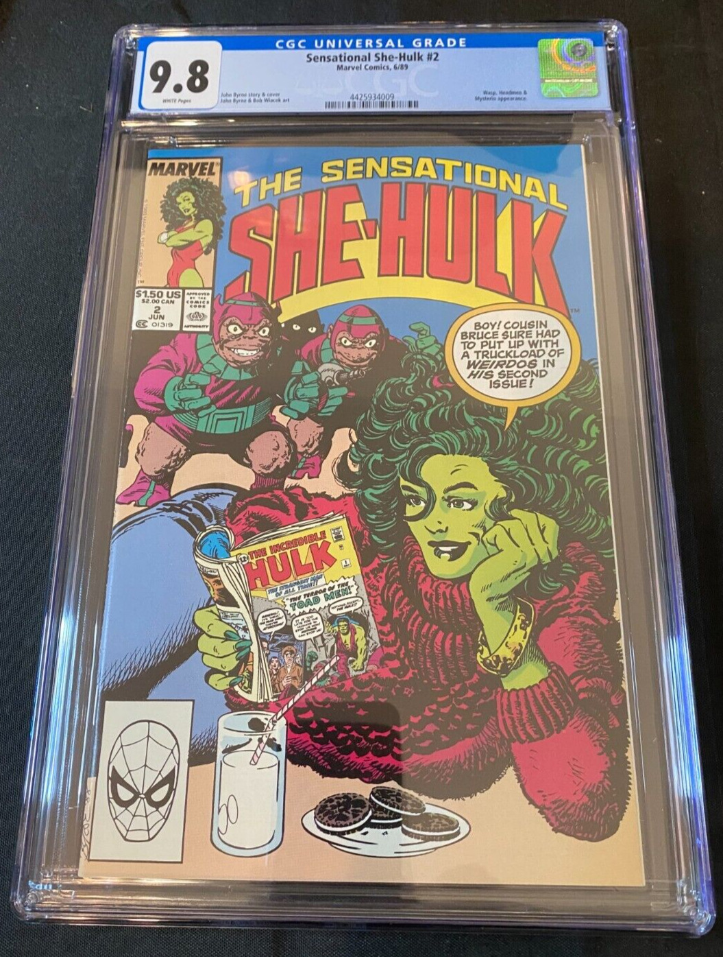 The Sensational She-Hulk #2 1989 CGC 9.8 Newly Graded