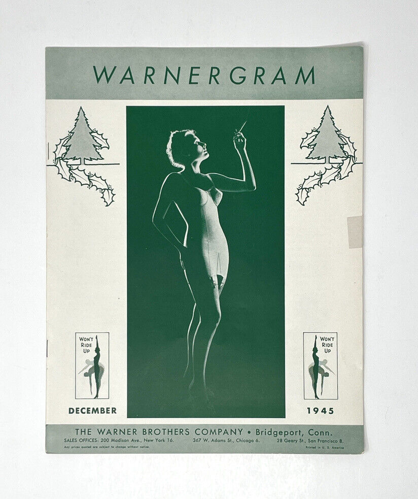 Warnergram December 1945 - Warner Brothers Underwear Lingerie Publication
