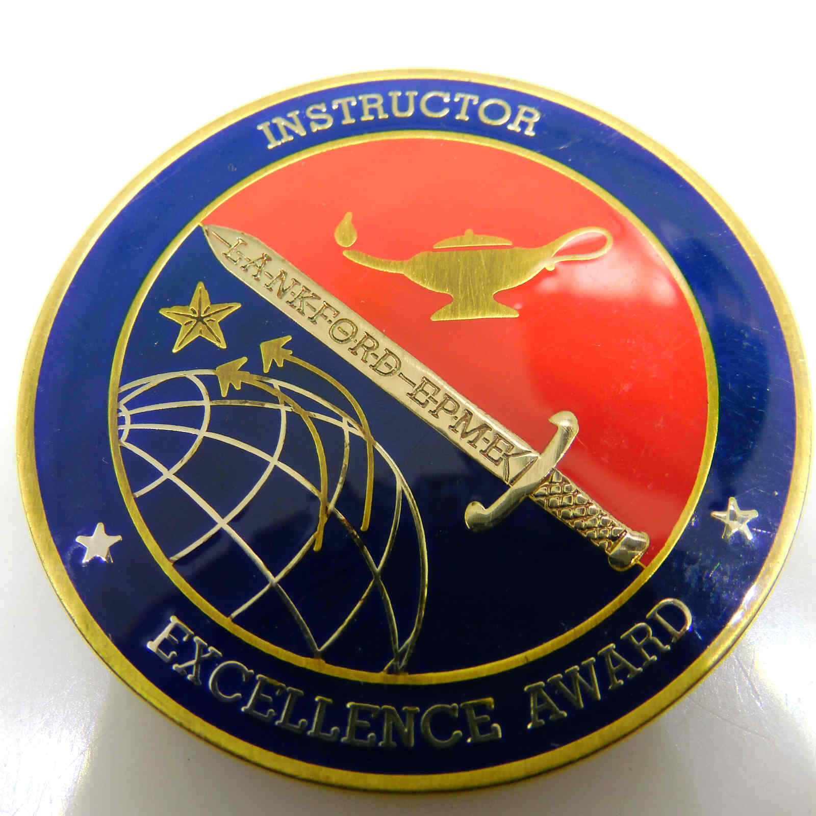 USAF INSTRUCTOR EXCELLENCE AWARD CHALLENGE COIN