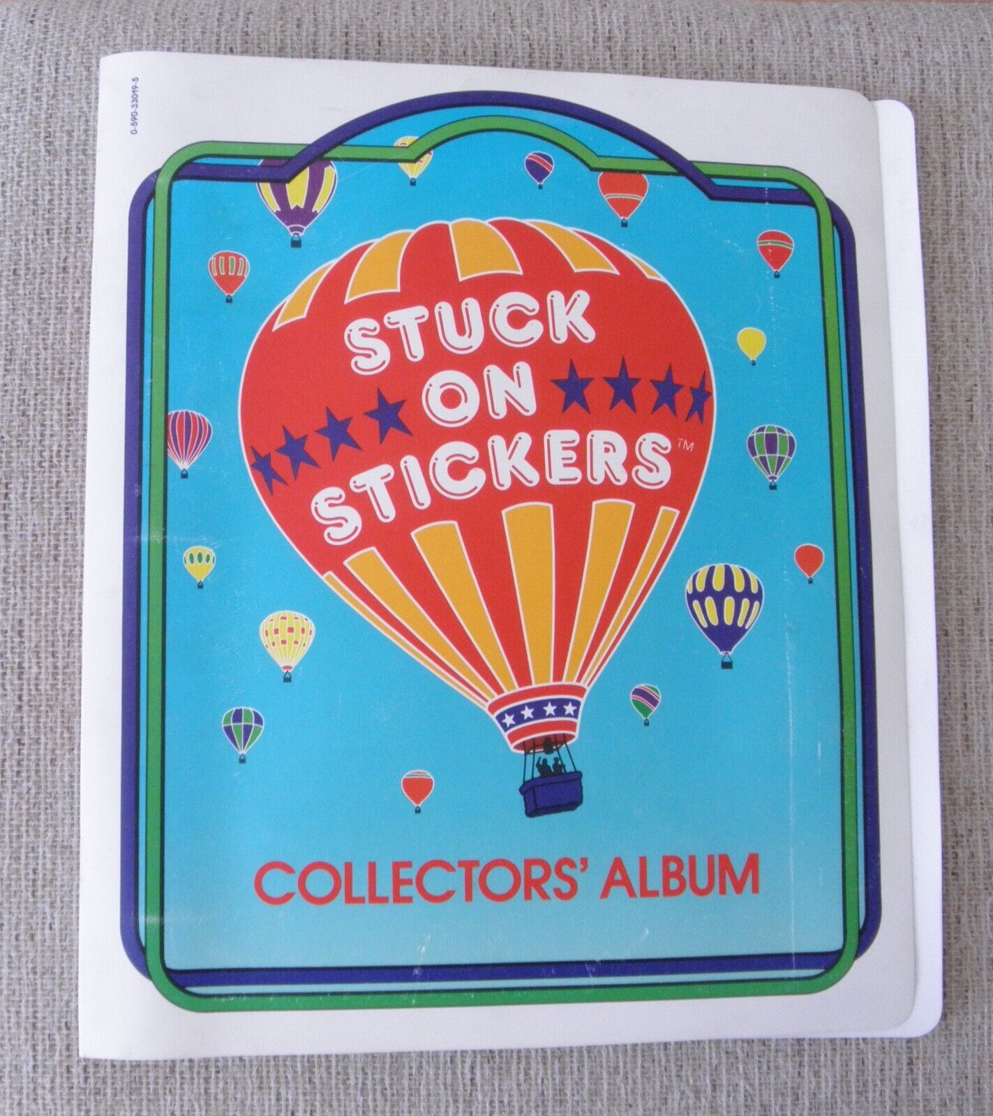 Vintage 1983 “Stuck On Stickers” Collector’s Album With Used Stickers