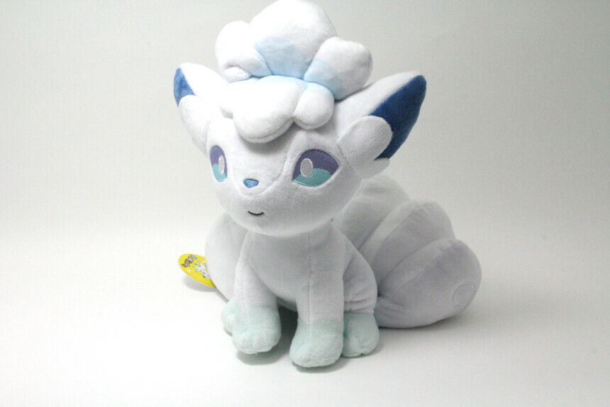  Pokemon Lillie\'s Snowy Alolan Vulpix 25cm Rag Stuff Plush Cozy Doll Toy Gift