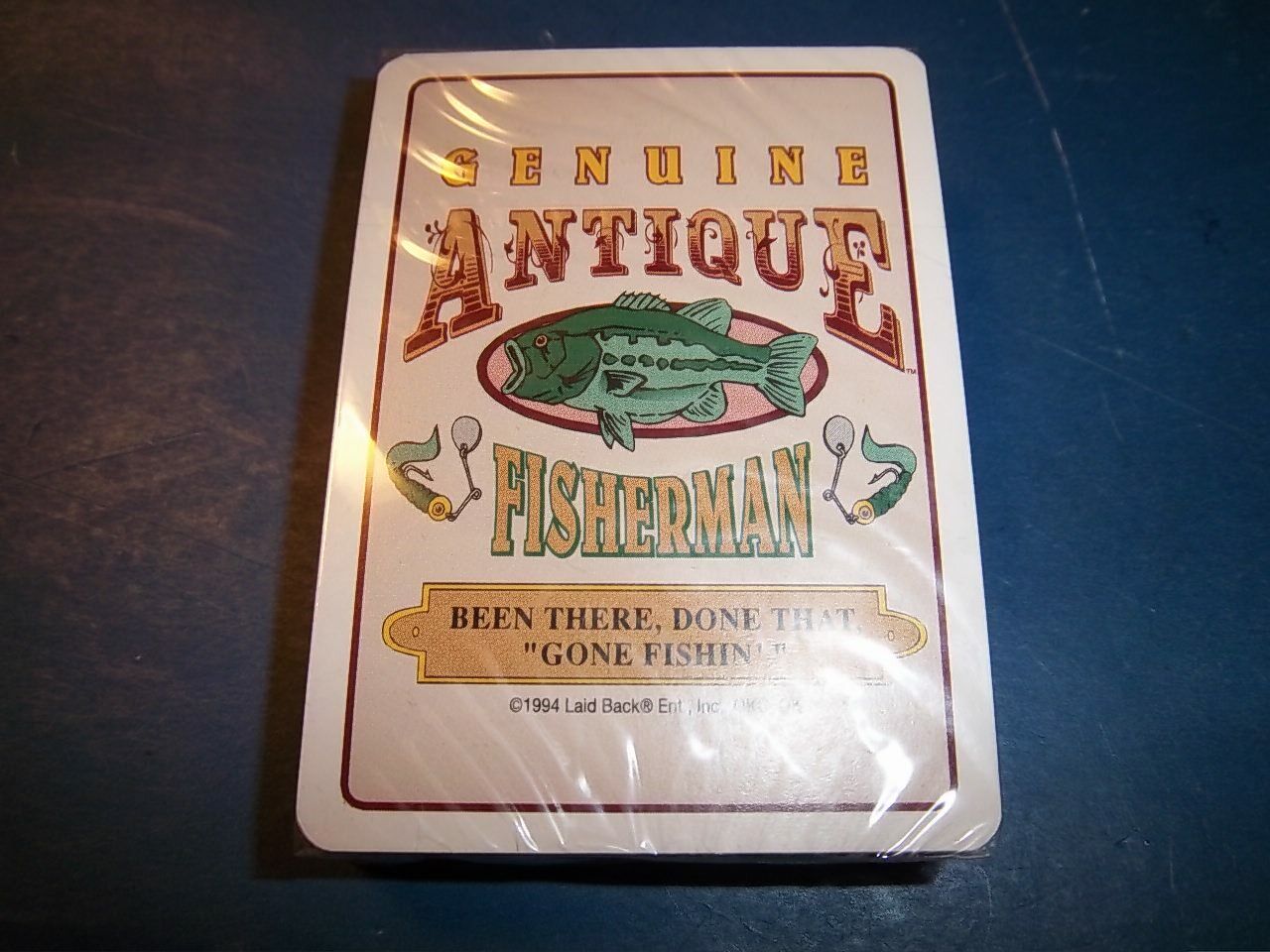 NEW GENUINE ANTIQUE FISHERMAN PLAYING CARDS 79023 