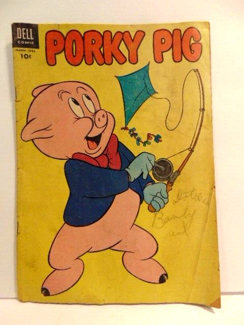 Vintage Porky Pig 10 cent comic book,  #39, Mar-Apr , 1955; Dell