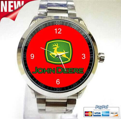 Best Limited John Deere Logo Custom Metal Watch Special For Gift