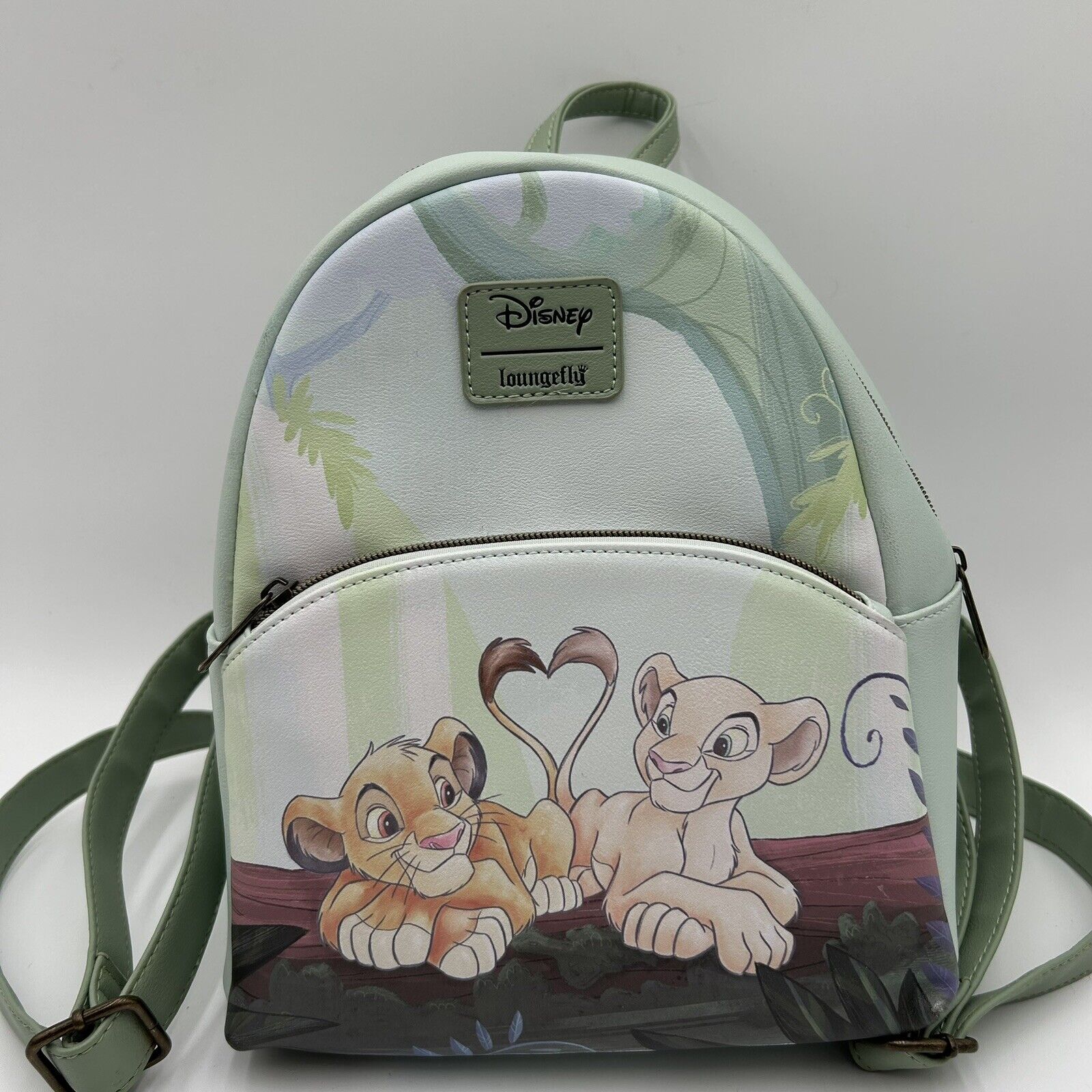 Loungefly Disney The Lion King Nala & Simba Heart Mini Backpack NEW