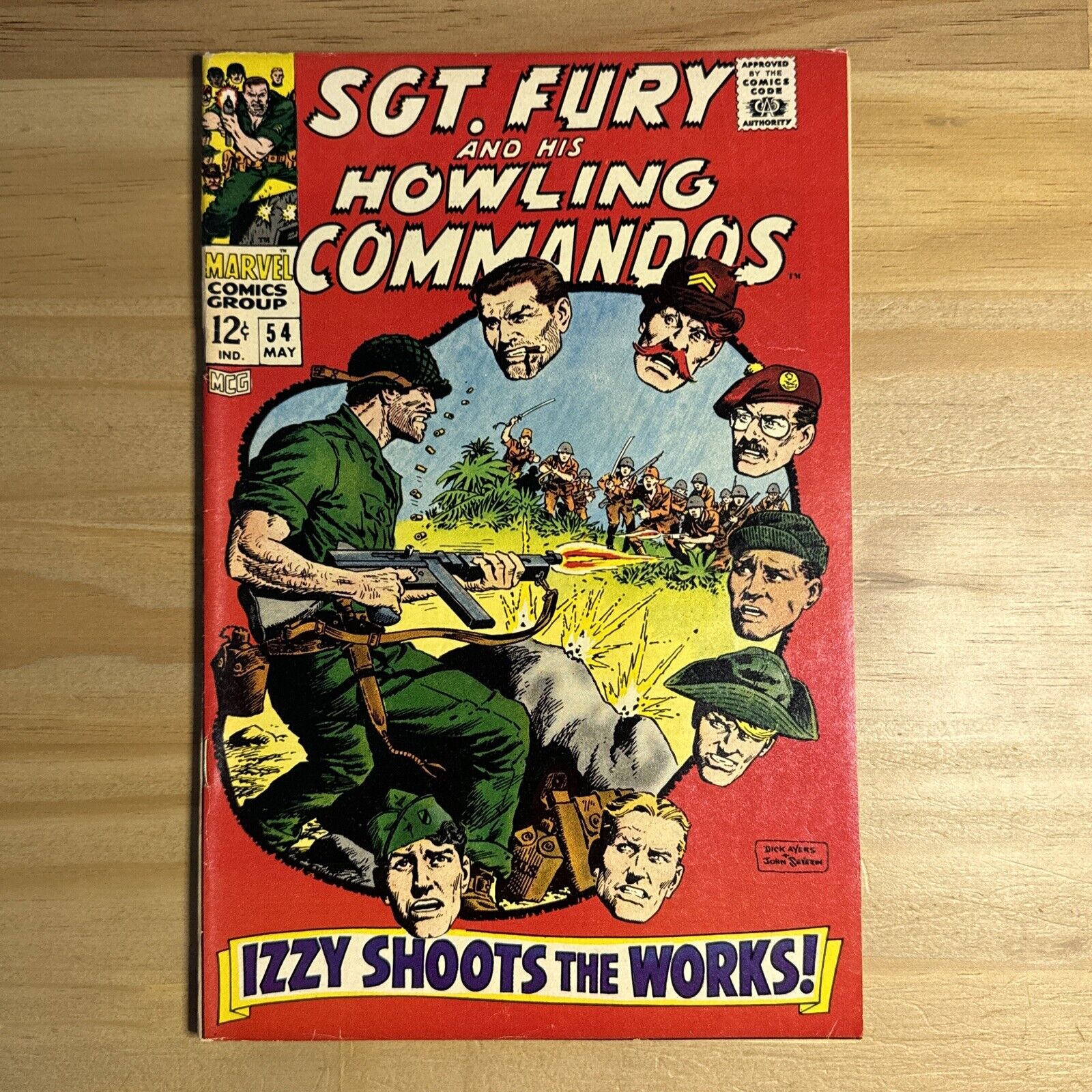 Marvel Comics: SGT. Fury and His Howling Commandos #54 1968