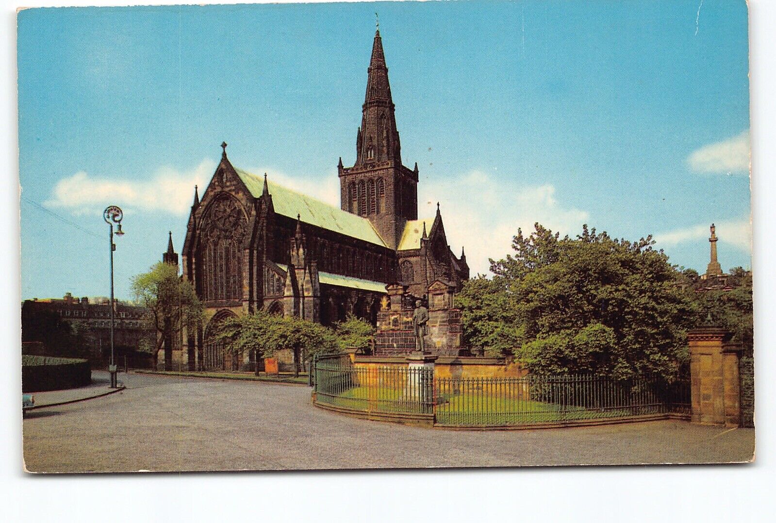 The Cathedral Glasgow Scotland UK Exterior View Chrome Postcard Vtg Unposted
