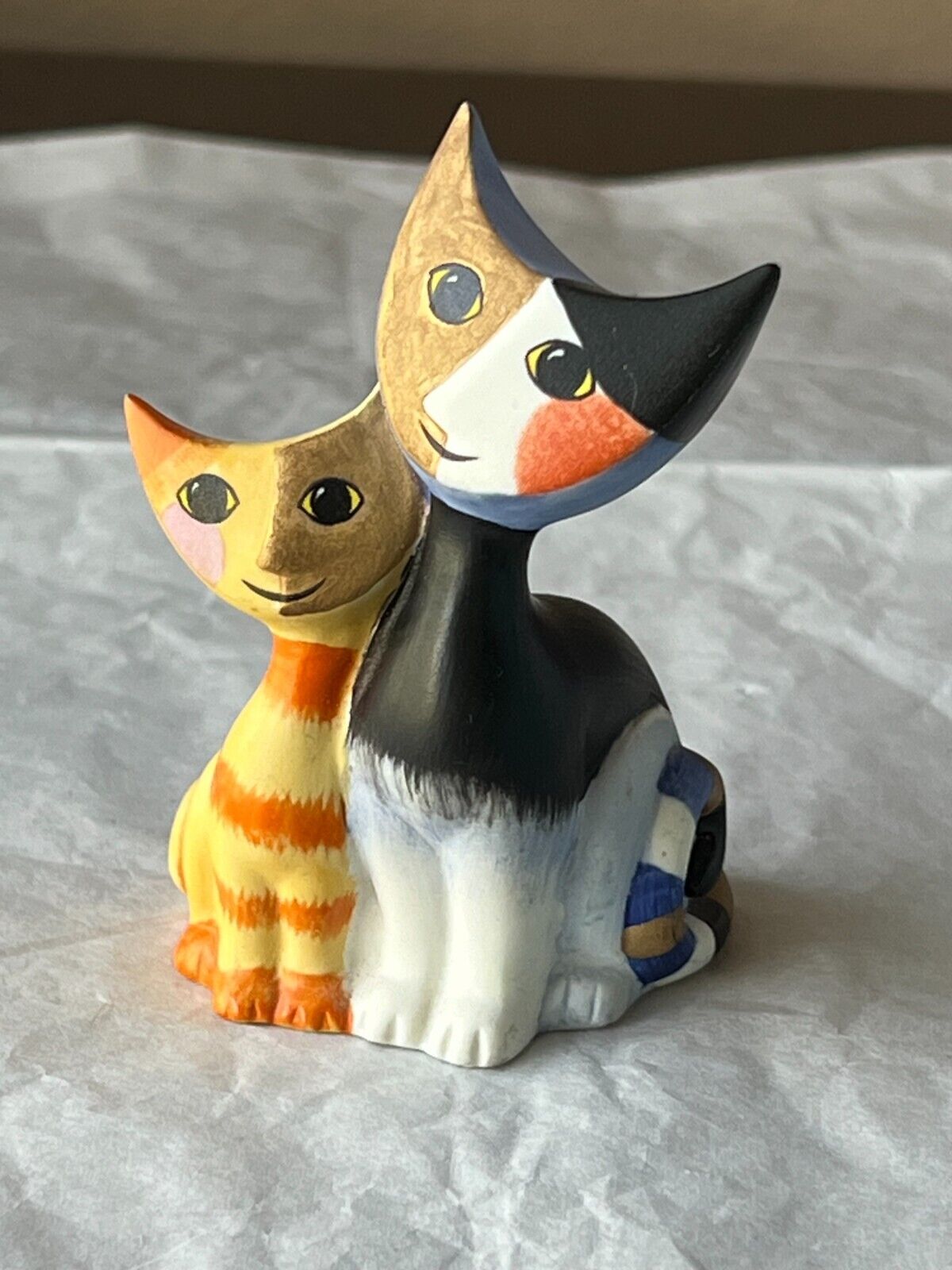 Goebel figurine 2 cats Serafino & Serafina by R. Wachtmeister MAX2370