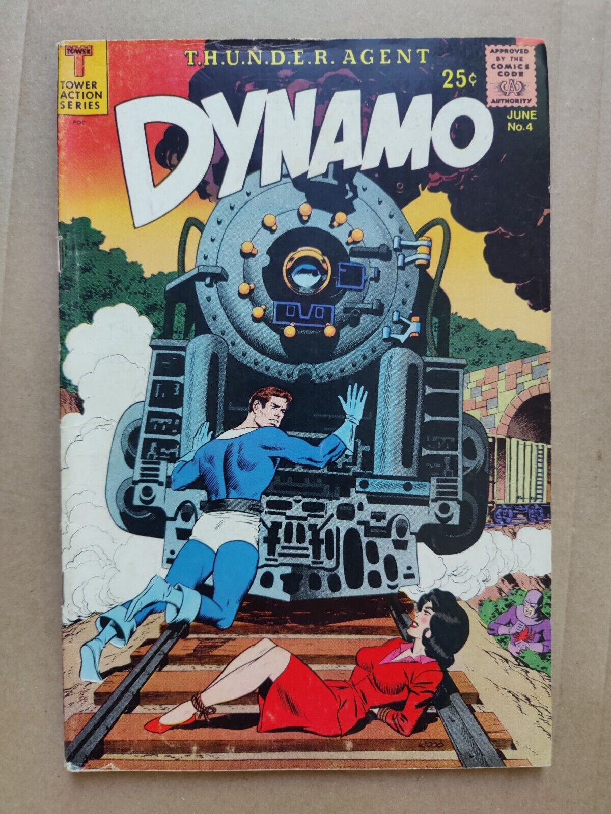 Dynamo #4 VG 1967 Tower Thunder Agents Wally Wood
