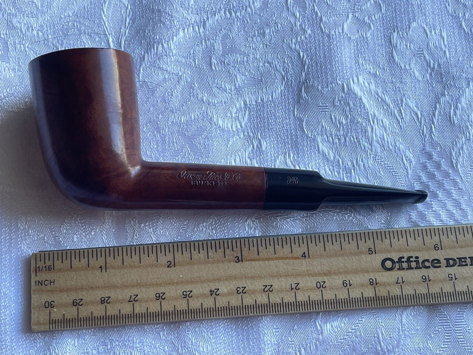 Iwan Ries Co Supreme Algerian Briar France Estate Smoking Pipe Hand Crafted