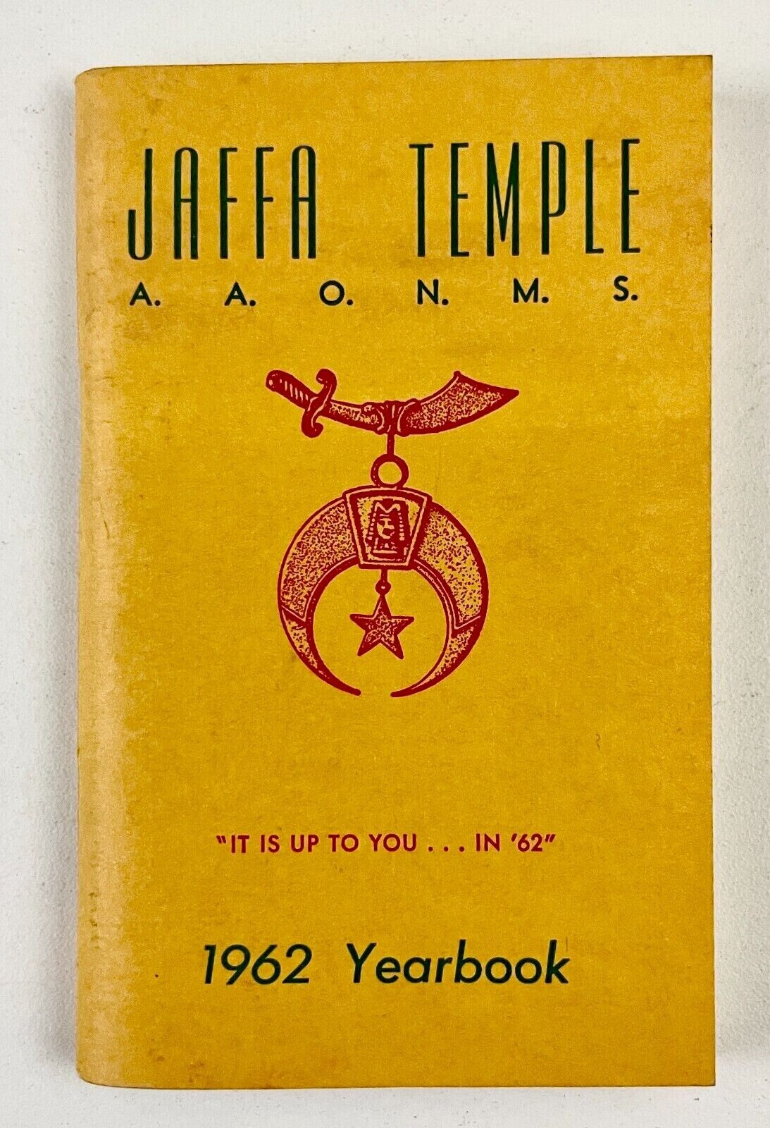 1962 Jaffa Temple AAONMS Freemasons Vintage Mini Yearbook Shrine Pennsylvania