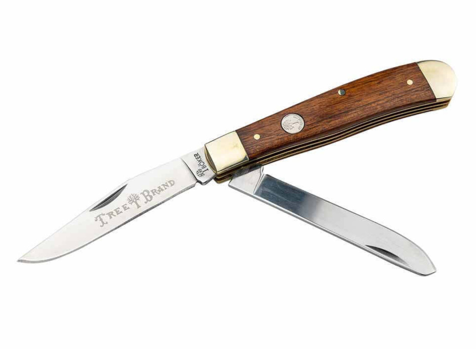 Boker Traditional Series 2.0 Trapper Rosewood Pocket Knife Slipjoint ✔️ 110832