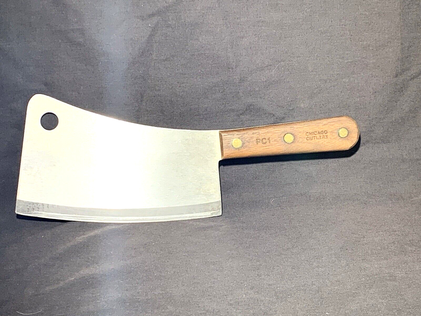 Vintage CHICAGO CUTLERY PC1 MEAT CLEAVER 7 1/4\