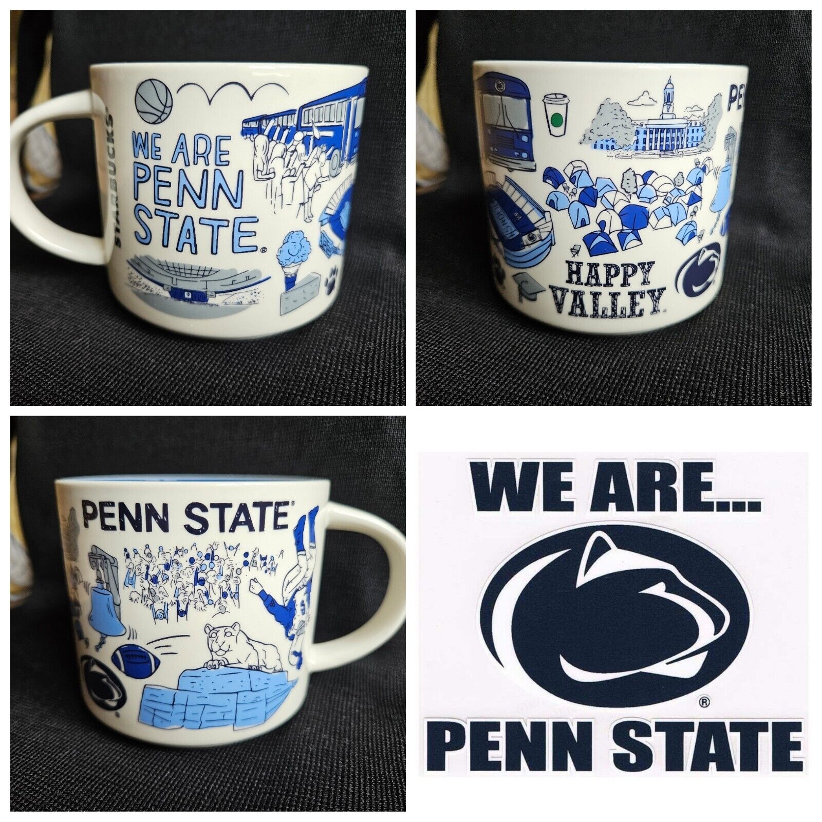 Starbucks Mug - Been There Series - PENN STATE - Campus Collection - NIB - 2023