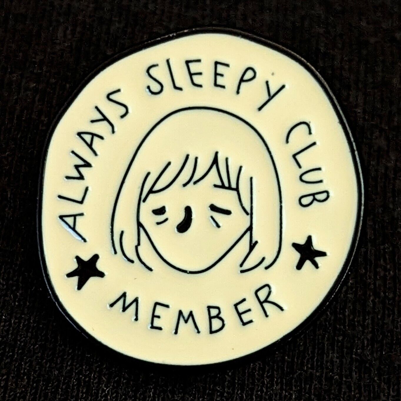 Always Sleepy Club Cute Enamel Pin