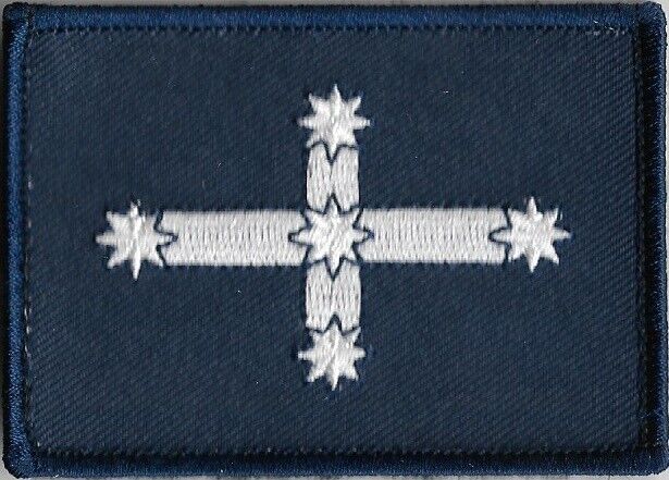 Eureka Stockade Flag Patch with Hook & Loop Backing. FREE POST✔📩