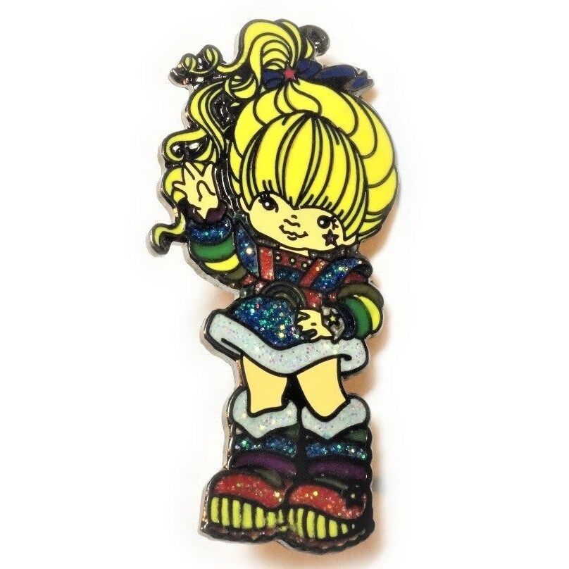 Rainbow Bright 80's Cartoon Toy Hat Jacket Tie Tack Lapel Pin