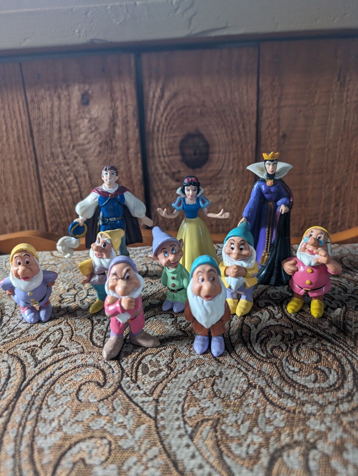 Snow White and the Seven Dwarves Toy Figures Disney 1993