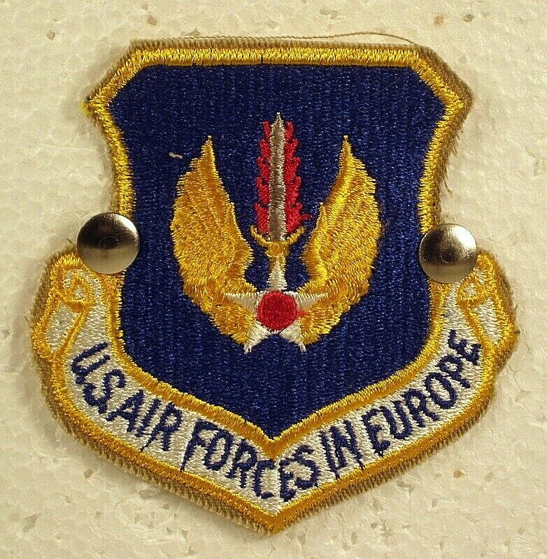 USAF USAFE US Air Forces in Europe Insignia Badge Crest Patch Full Colored V 1