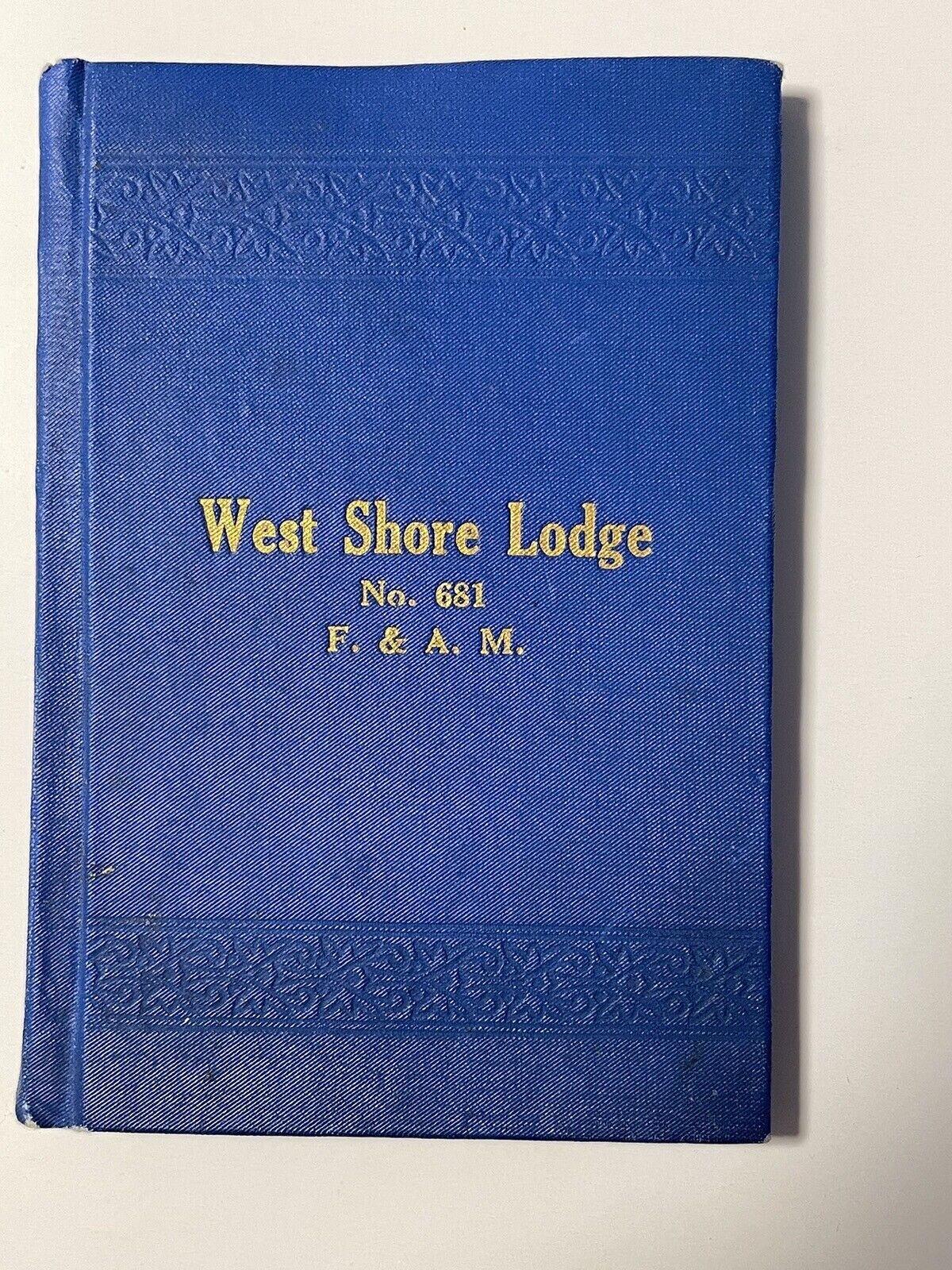 1916 Pennsylvania Masons By-laws Good Hardcover  West Shore Lodge